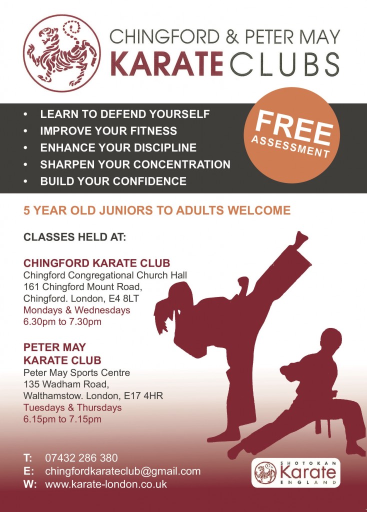 Chingford-_-Peter-May-Karate-Club-A5-Flyer